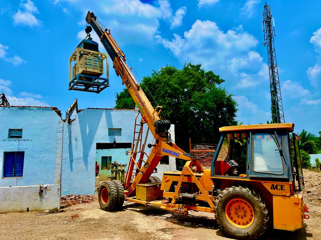 mill crane work nandyala